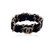 Pre-owned Metal chanel-jewelry Chanel Vintage , Black , Dames