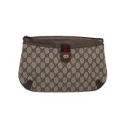 Pre-owned Fabric gucci-bags Gucci Vintage , Beige , Dames