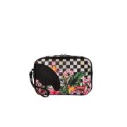 Miami Flowers Pouch met Rits Sprayground , Multicolor , Unisex