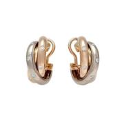 Pre-owned Rose Gold earrings Cartier Vintage , Yellow , Dames