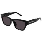 HD Flat cept Vierkant Montuur Balenciaga , Black , Unisex