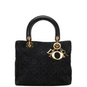 Pre-owned Suede dior-bags Dior Vintage , Black , Dames