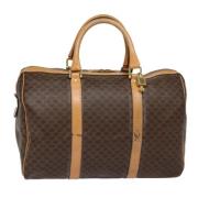 Pre-owned Leather travel-bags Celine Vintage , Brown , Dames