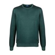 Luxe Wollen Gebreide Kleding Barba , Green , Heren