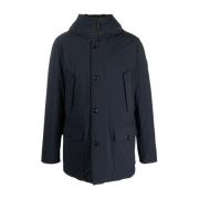 Arctic Parka Navy Blue Jas Woolrich , Blue , Heren