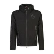 Outdoor Gewatteerde Jas Zwart Moncler , Black , Heren