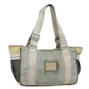 Pre-owned Nylon totes Chanel Vintage , Gray , Dames