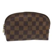 Pre-owned Canvas pouches Louis Vuitton Vintage , Brown , Dames