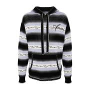 Gestreepte Gebreide Hoodie Amiri , Multicolor , Heren