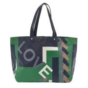 Pre-owned Leather totes Salvatore Ferragamo Pre-owned , Multicolor , D...