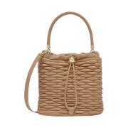 Mini Bucket Tas Woestijnstijl Furla , Brown , Dames