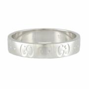 Pre-owned White Gold rings Gucci Vintage , Gray , Dames