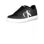 Calvin Klein Black Polyester Sneaker Calvin Klein , Black , Heren