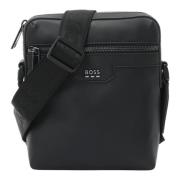 Heren Schoudertas Jareth Zwart Hugo Boss , Black , Heren