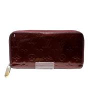 Pre-owned Leather wallets Louis Vuitton Vintage , Red , Dames