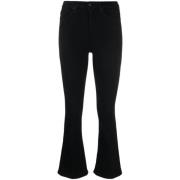 Stijlvolle zwarte bootcut jeans Dondup , Black , Dames