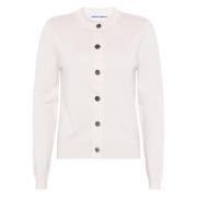 Kasjmier Crew Neck Cardigan Off White Emerson Renaldi , White , Dames