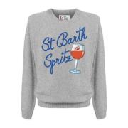 Grijze Sweaters voor Mannen MC2 Saint Barth , Gray , Heren