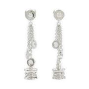 Pre-owned White Gold earrings Bvlgari Vintage , Gray , Dames