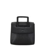 Pre-owned Leather handbags Loewe Pre-owned , Black , Dames