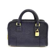 Pre-owned Leather handbags Loewe Pre-owned , Blue , Dames