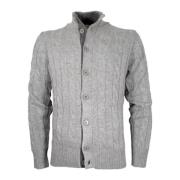 Heren Cardigan in Grijs Cashmere en Wol Cashmere Company , Gray , Here...