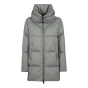 Relaxte donsjas met hoge kraag Herno , Gray , Dames