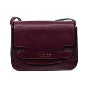 Paarse Chic Leren Tas The Bridge , Purple , Dames