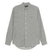 Katoenen shirt Ralph Lauren , Gray , Heren