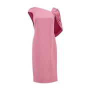 Roze Gedrapeerd Jurk Givenchy , Pink , Dames