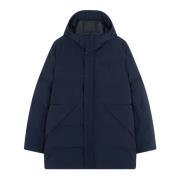 Typhoon Down Parka met Dubbele Rits Paul & Shark , Blue , Heren