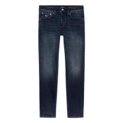 Vintage Slim Fit Distressed Jeans Tommy Hilfiger , Blue , Heren