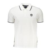 Witte Polo Shirt met korte mouwen North Sails , White , Heren