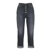 Stijlvolle Jeans met Koons Gioiello Dondup , Gray , Dames