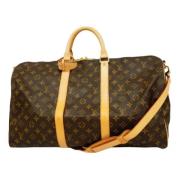 Pre-owned Canvas louis-vuitton-bags Louis Vuitton Vintage , Brown , Da...