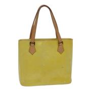 Pre-owned Leather handbags Louis Vuitton Vintage , Yellow , Dames