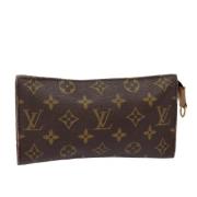 Pre-owned Canvas pouches Louis Vuitton Vintage , Brown , Dames