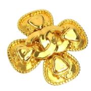 Pre-owned Metal chanel-jewelry Chanel Vintage , Yellow , Dames