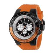 Heren Aviator 37031 Quartz Horloge - 50mm Invicta Watches , Black , He...