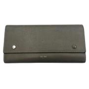 Pre-owned Leather wallets Celine Vintage , Black , Heren