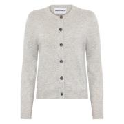 Kasjmier Crew Neck Cardigan Licht Grijs Emerson Renaldi , Gray , Dames