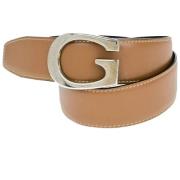 Pre-owned Leather belts Gucci Vintage , Brown , Dames