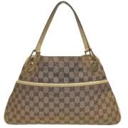 Pre-owned Canvas totes Gucci Vintage , Beige , Dames