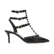 Met hak Zwart Valentino Garavani , Black , Dames