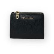 Snap Munt Portemonnee Michael Kors , Black , Dames