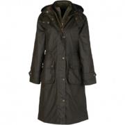 Gewaxte parka met afneembare capuchon en gewatteerde voering Barbour ,...