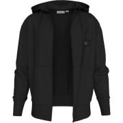 Zwarte katoenen hoodie Calvin Klein , Black , Heren