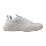 Witte Sneakers met Polyester Samenstelling Hugo Boss , White , Heren