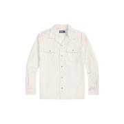 Ribfluwelen overshirt met knoopsluiting Polo Ralph Lauren , Beige , He...