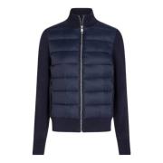 Gewatteerde Bi-Materiaal Mouwloze Jas Tommy Hilfiger , Blue , Dames